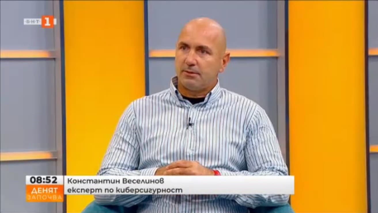 Konstanint Veselinov BNT interview